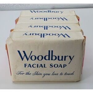 Vintage Woodbury Facial Soap Bars 4 Pack For The Skin You Love To Touch Soap